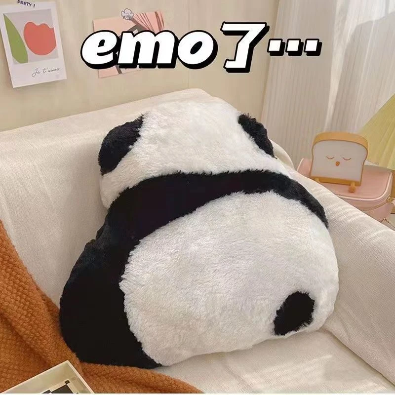 熊猫抱枕玩偶可爱沙发宿舍学生床头睡觉靠背垫靠枕办公室靠垫腰靠