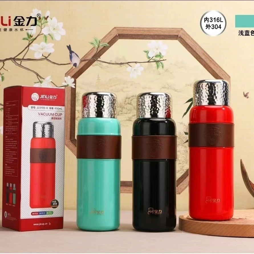 金力新品季高真空焖泡杯内胆316镀铜持久保温专用建筑简约网红