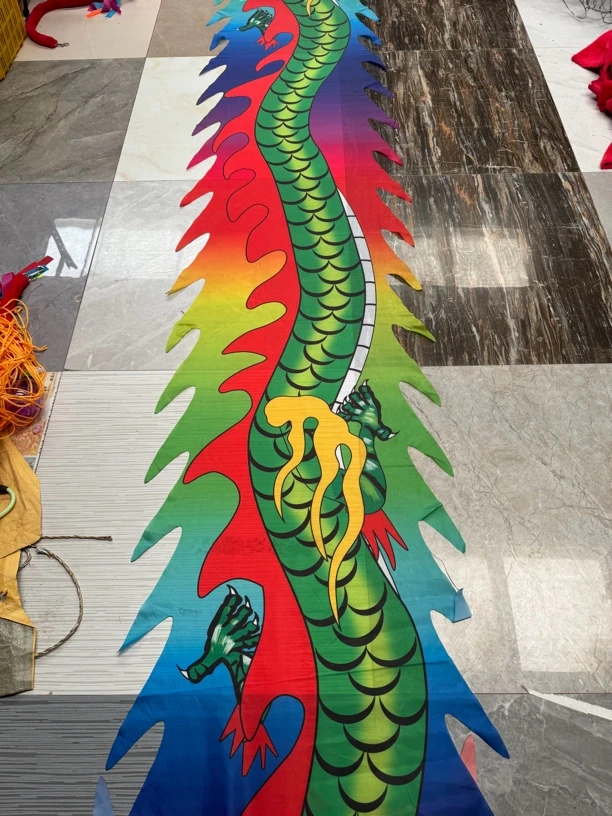 腾达健身舞龙 七彩暴龙可水洗一体边彩稠