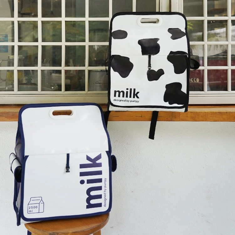 咕噜牛奶包宠物包外出背包猫包便携大容量牛奶双肩包双层设计