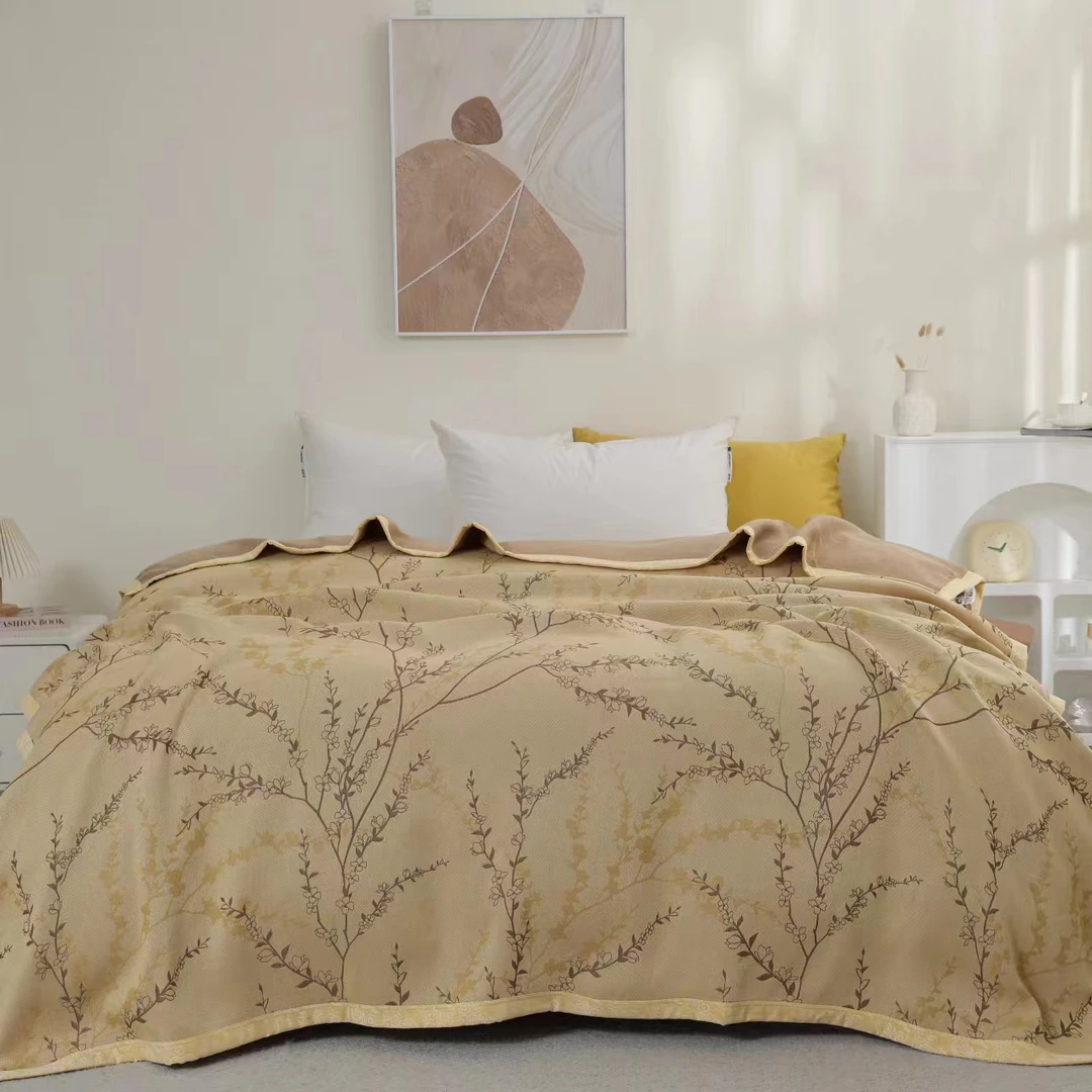 【软凉席】200*230简约款宽边重工艺多功能软凉席   那年花开