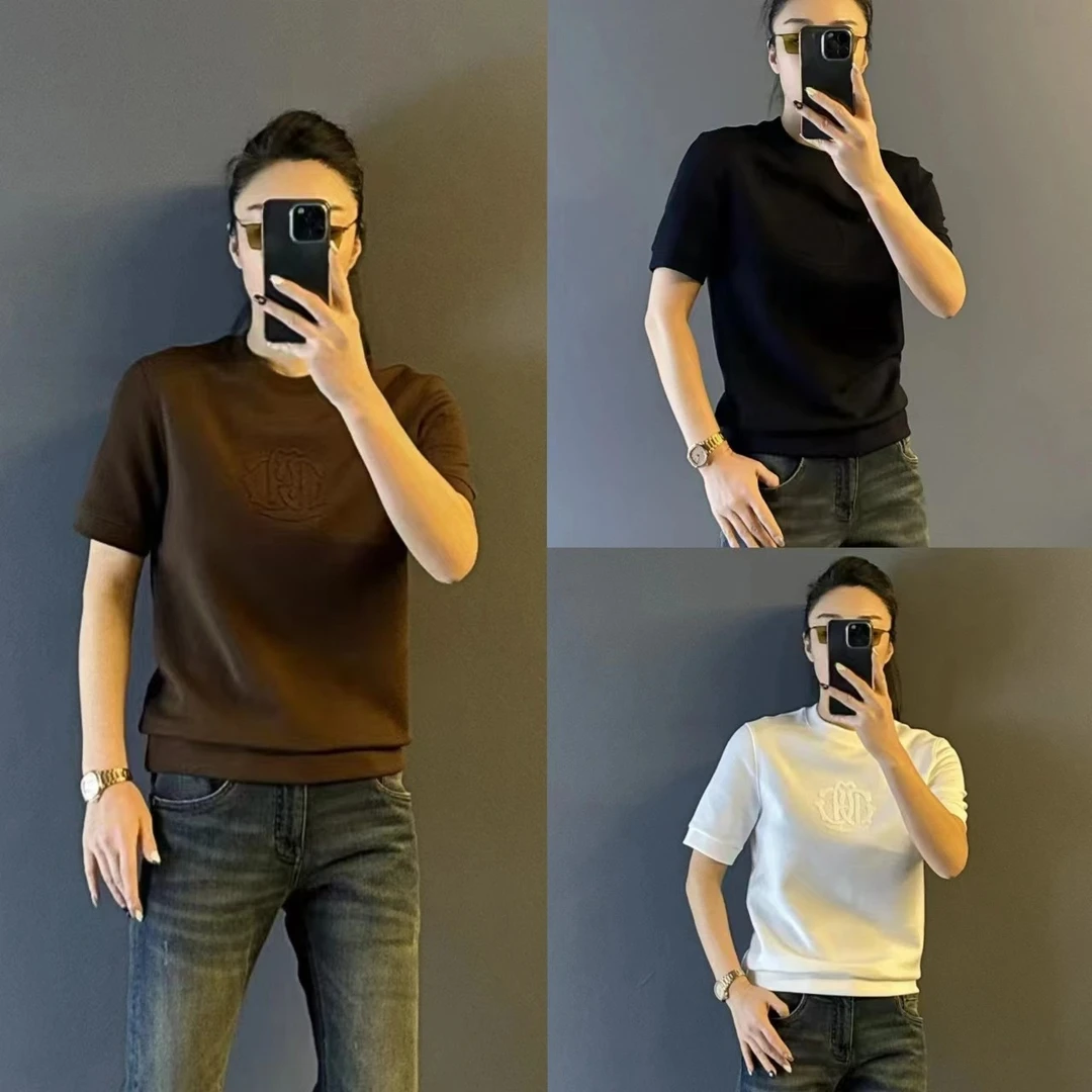 【1-5】男士早春打底衫963012男士春款轻奢精棉莫代尔打底圆领短T