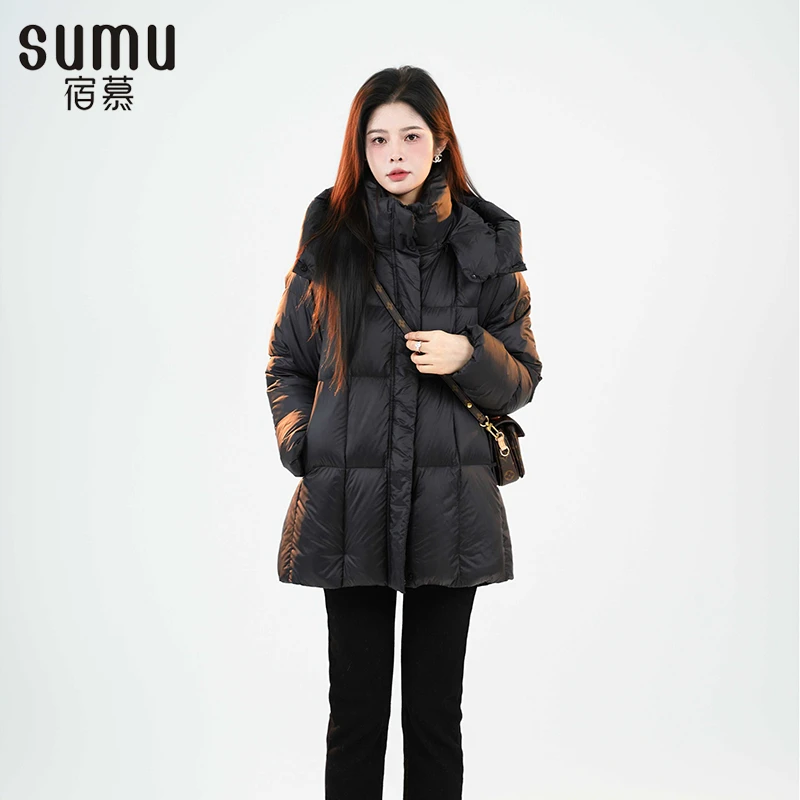 宿慕SUMU女款羽绒服冬季2024新款时尚运动户外百搭羽绒服B28009