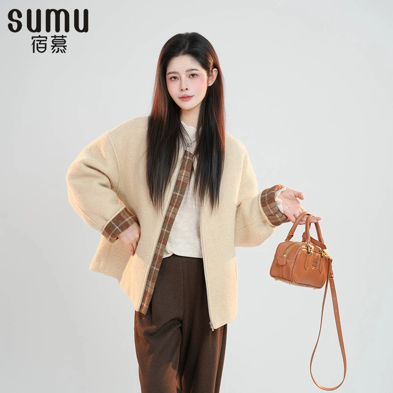 宿慕SUMU 女款鹅绒外套11-3冬季2024新款时尚百搭显瘦外套A16048