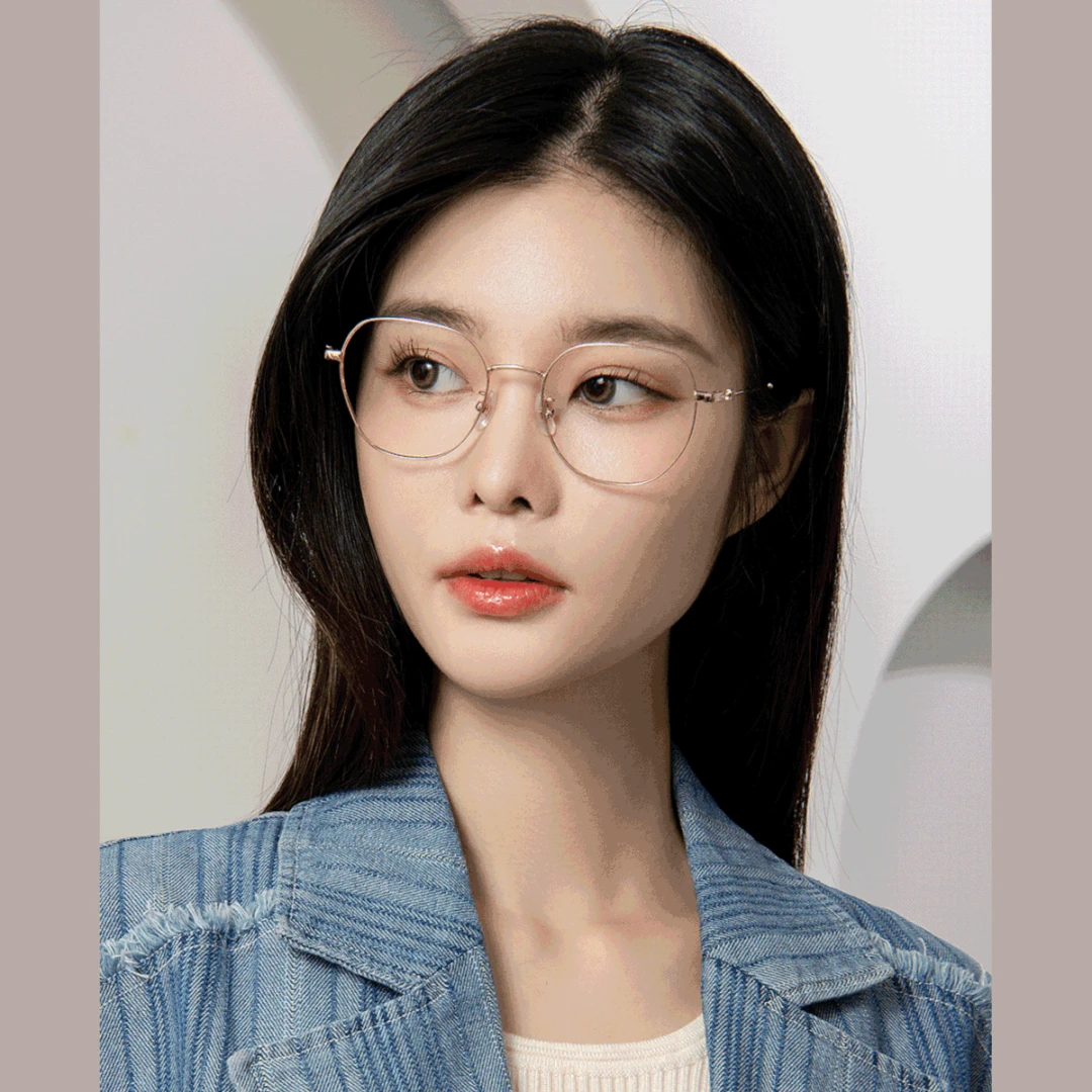 依视路钻晶A4防蓝光非球面+光学镜架