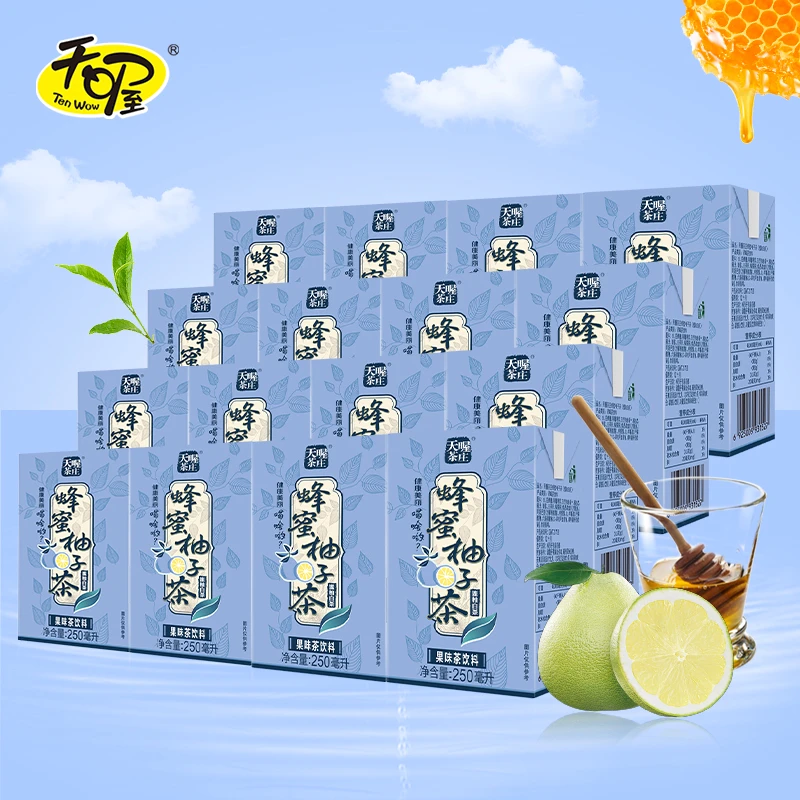 Ten Wow/天喔 蜂蜜柚子茶蜜柚白茶整箱清爽0脂低卡饮料夏季水饮