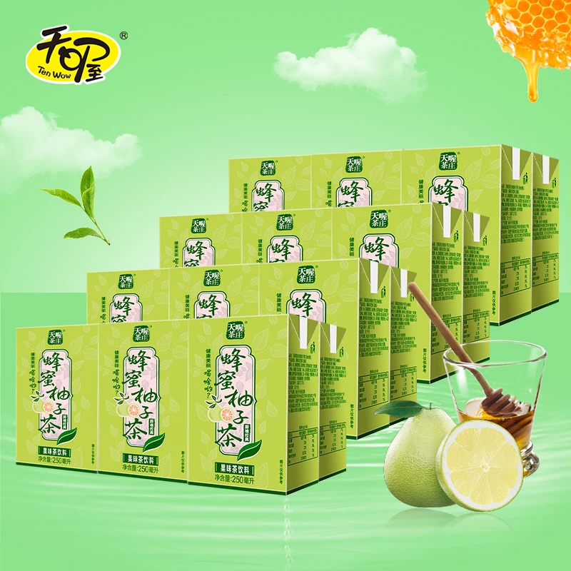 Ten Wow/天喔 24盒经典蜂蜜柚子茶0脂清爽果味饮料整箱夏季饮品