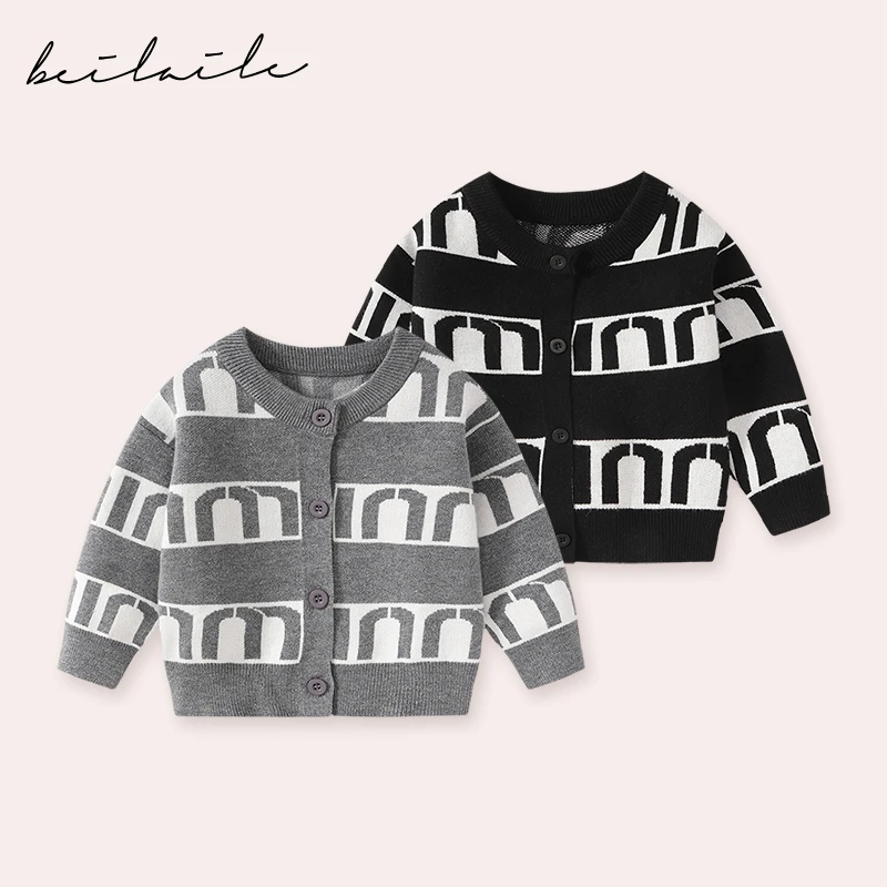 【字母开衫】婴儿童上衣服打底衫男童宝宝春装秋季