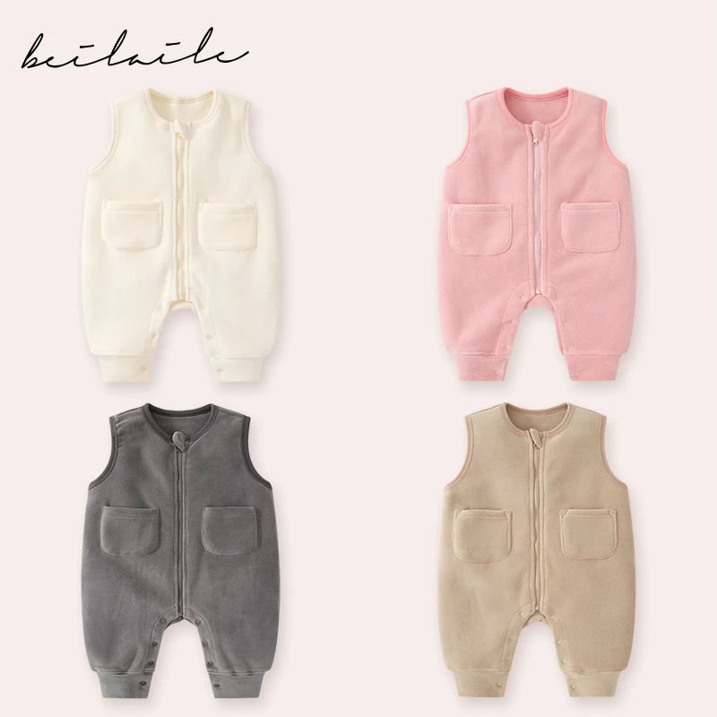 【奥粒绒背带裤】婴儿童衣服男宝宝无袖背带裤