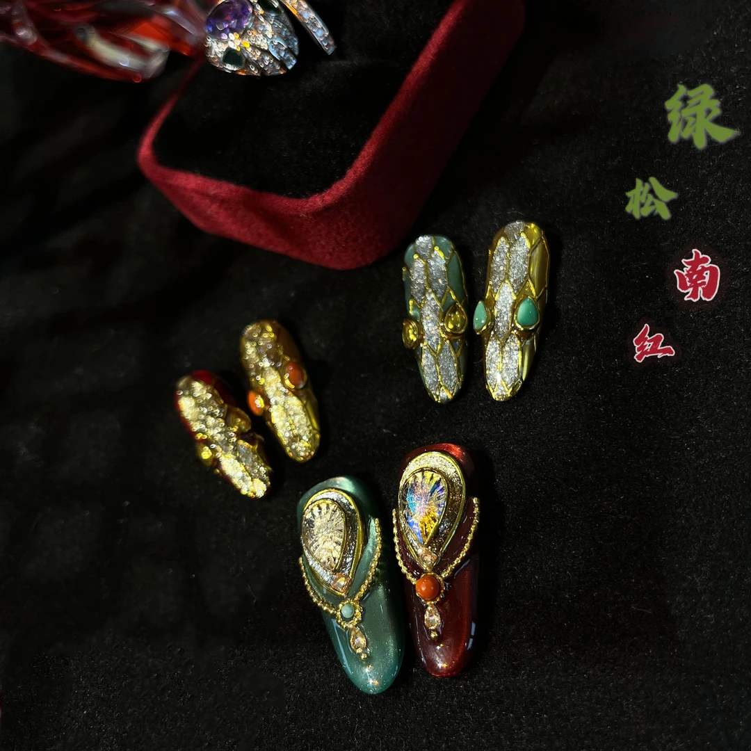 设计师款@【富荣】寇丝妮 纯手工穿戴式美甲