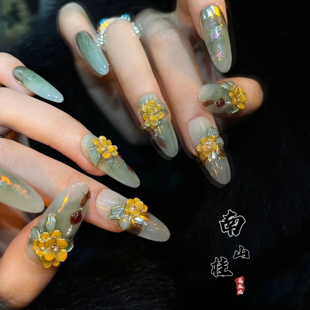 设计师款@【南山桂】寇丝妮 纯手工穿戴式美甲