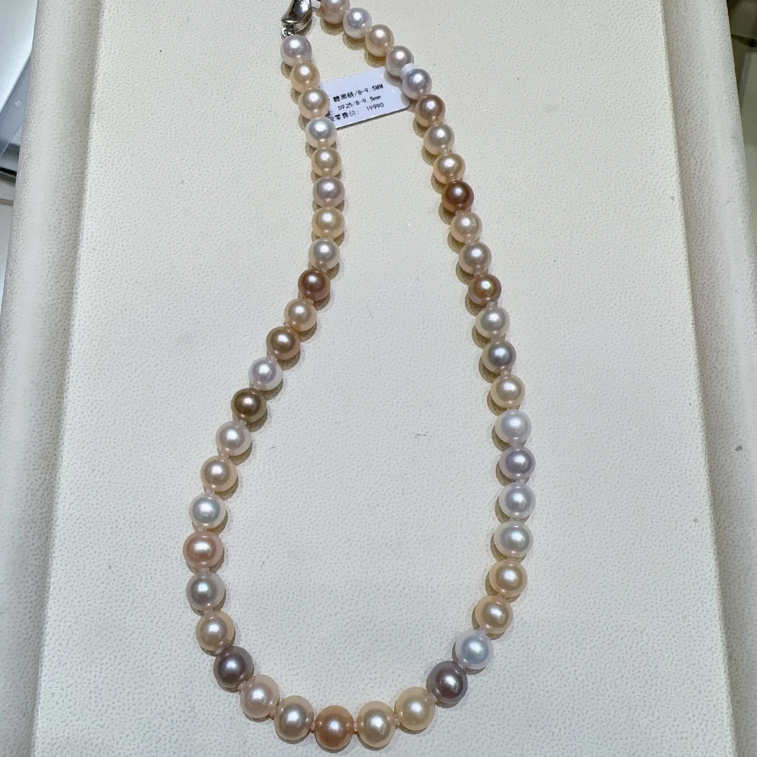 【船长甄选】 淡水 大点位 糖果链 8-9mm S925银