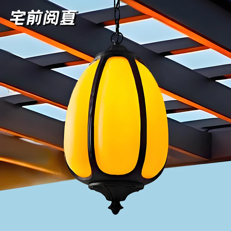 中式户外仿古灯笼中国风室外庭院宫廷凉亭连廊别墅大门口防水吊灯