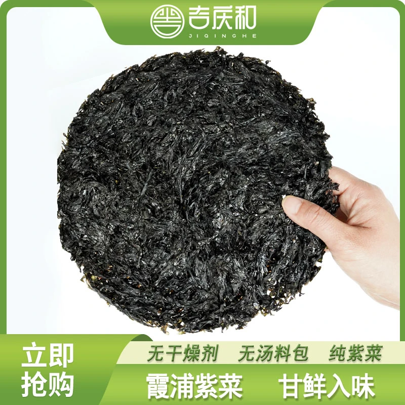 吉庆和10包正宗霞浦头水圆饼紫菜干货独立包装新鲜干净紫菜特产