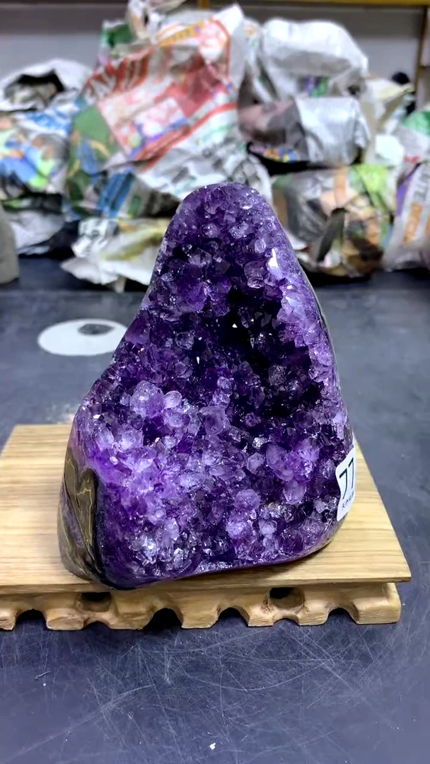 【闪购商品】紫晶摆件未镶嵌高品质乌拉圭紫水晶776