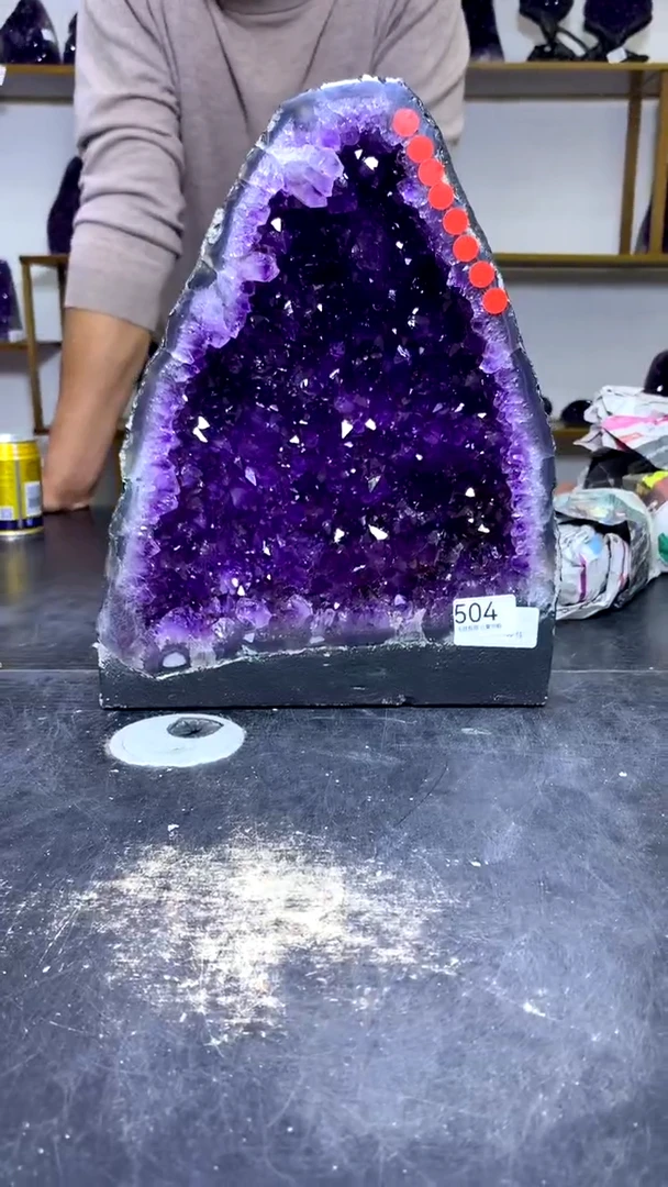 【闪购商品】水晶摆件未镶嵌高品质乌拉圭紫水晶504