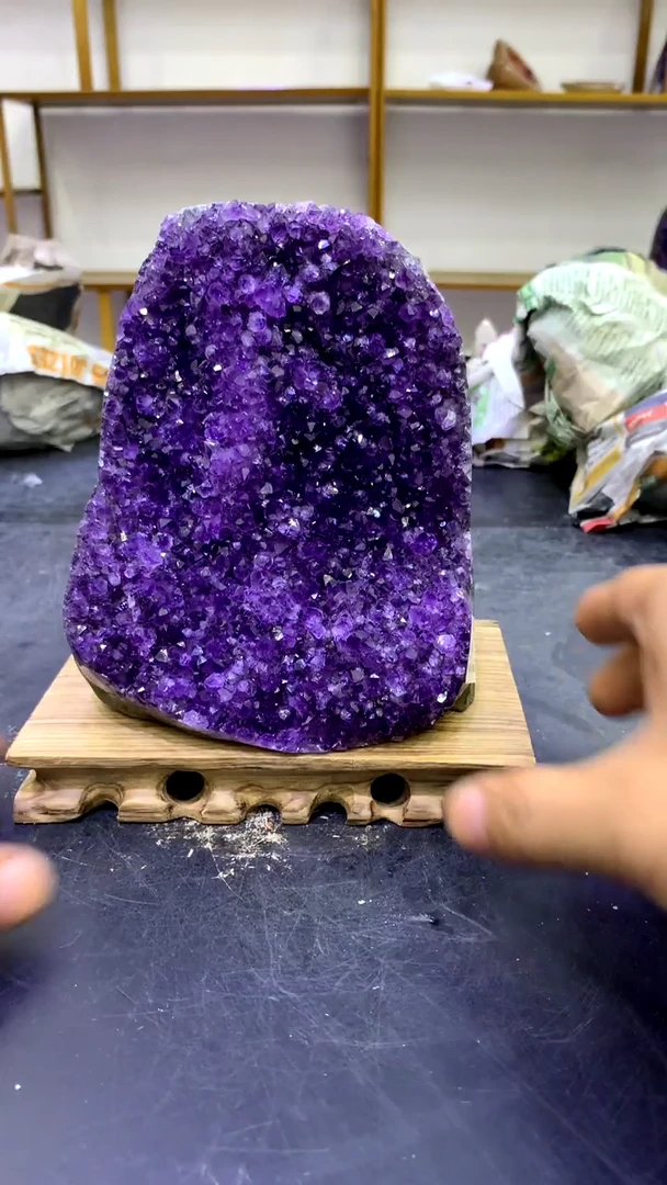 【闪购商品】水晶摆件未镶嵌高品质乌拉圭紫晶47