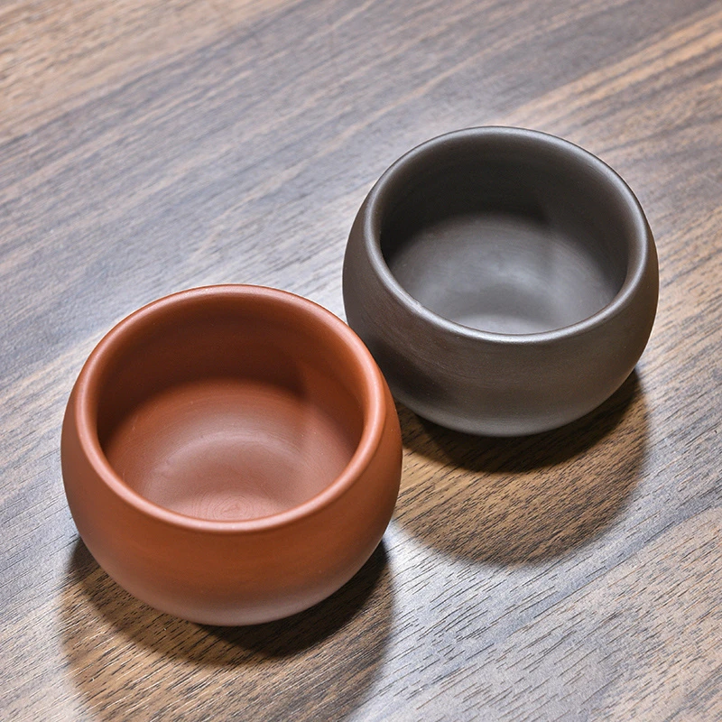 紫砂主人杯原矿朱泥茶杯功夫茶具家用个人专用品茗杯个人杯单杯