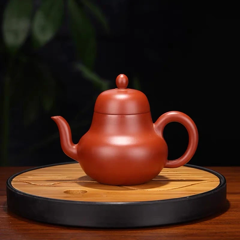 紫砂壶大红袍茶壶原矿朱泥泡茶壶功夫茶具家用思婷壶品茗壶泡茶器