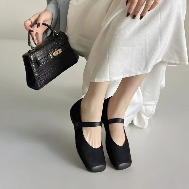 ［ZOORTTAR ］舒适平底优质羊猄面料时尚舒适法式小单鞋883506