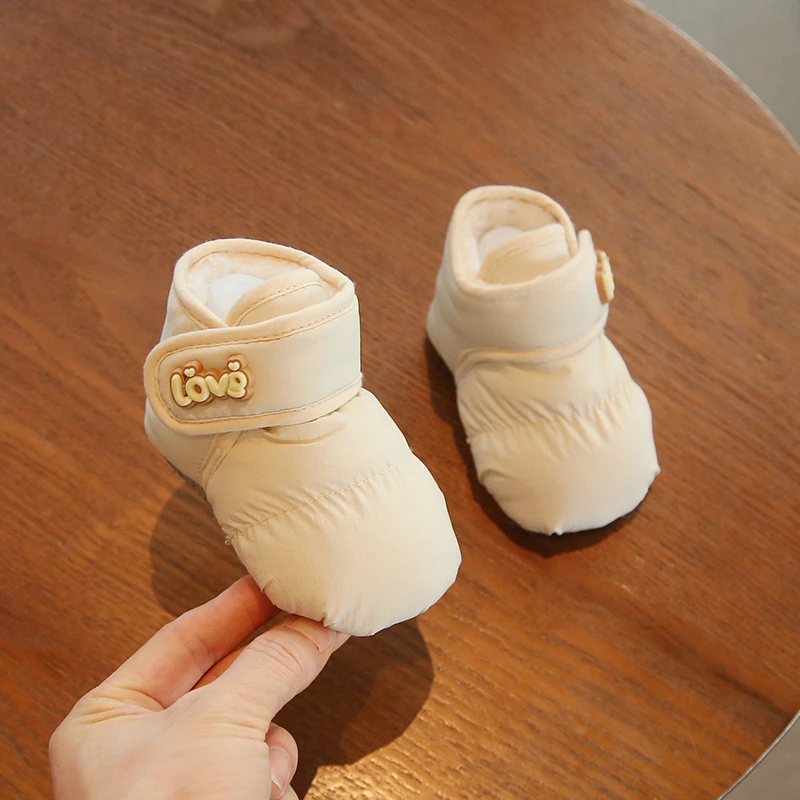 冬季新生婴儿棉鞋加厚保暖一岁宝宝学步前鞋子6-12个月婴幼儿鞋袜