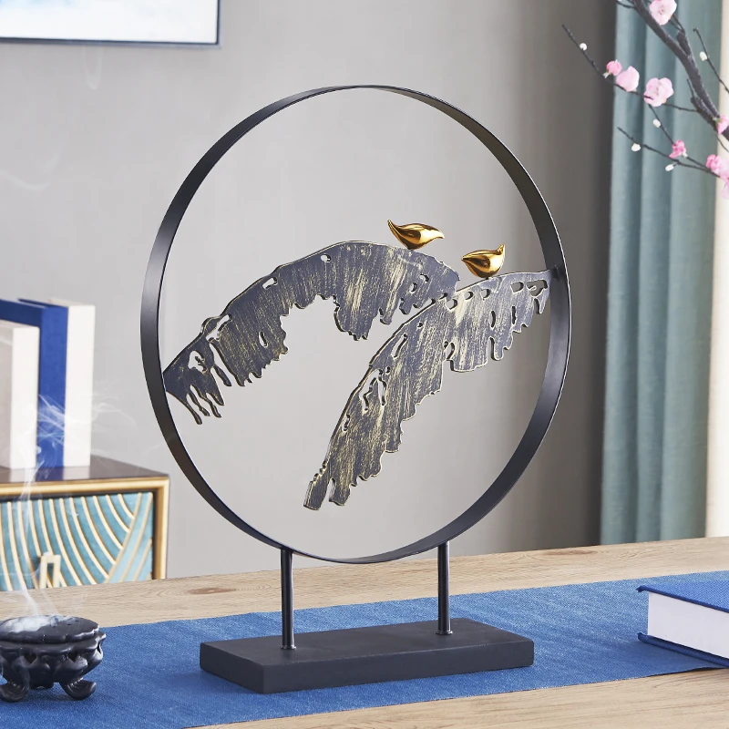 清仓捡漏新中式禅意创意客厅电视柜酒柜室内桌面装饰品中国风摆设