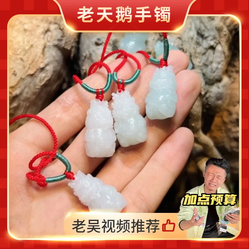 【老吴视频推荐】翡翠小龙宝6013-22453带绳子@多样性发货CP