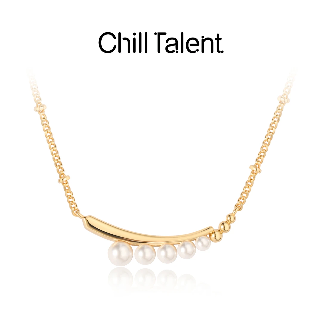 chill talent 铜合金仿珍珠项链 【明星同款】练雨项链气质轻奢时尚