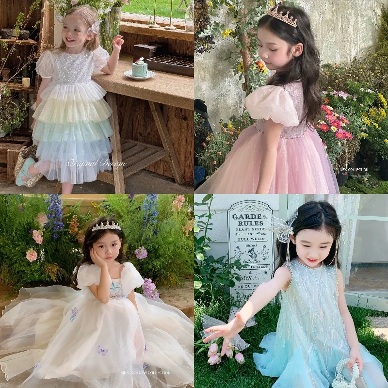 【编码300-399】2024夏季女童纱裙连衣裙断码捡漏