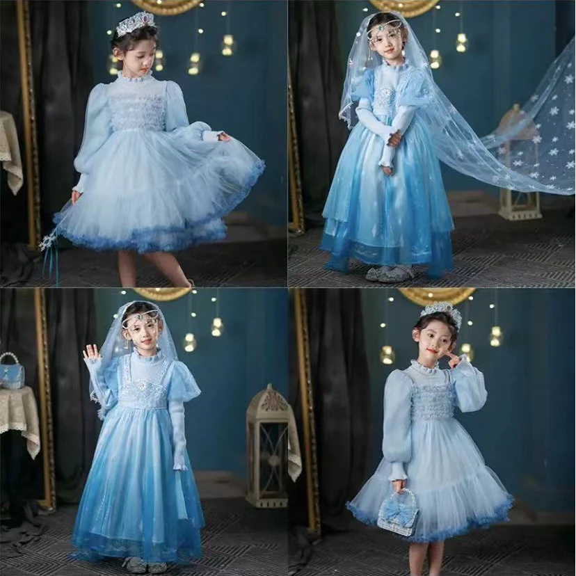 【编码400-499】2025夏款女童高品质公主纱裙