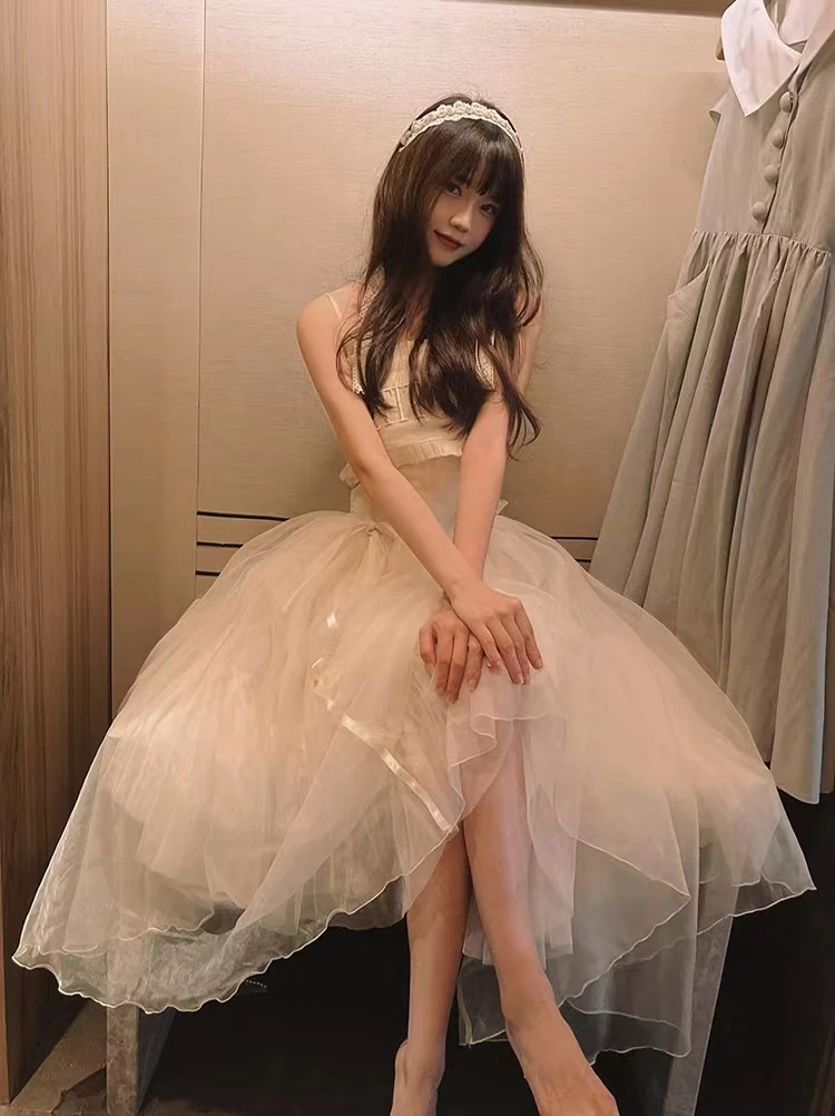 【现货】宝石芭蕾Lolita甜美仙女日常显瘦jsk吊带连衣裙小宝石