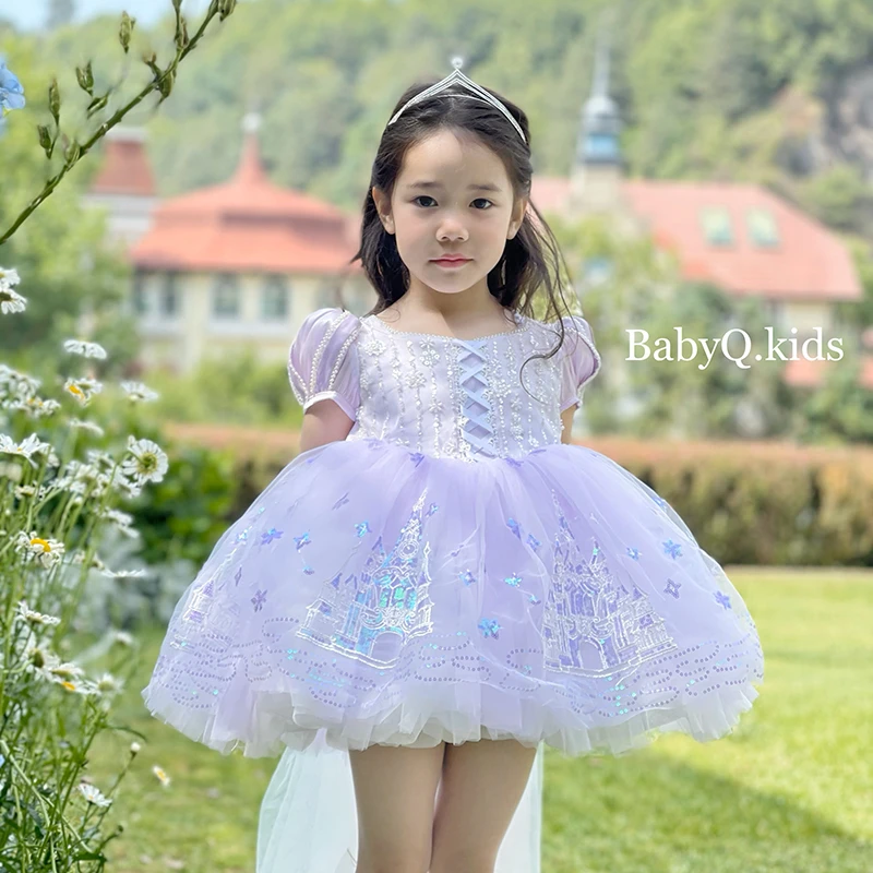 BabyQ Lovely【乐佩公主】发光连衣裙长发公主洛丽塔女童蓬蓬裙