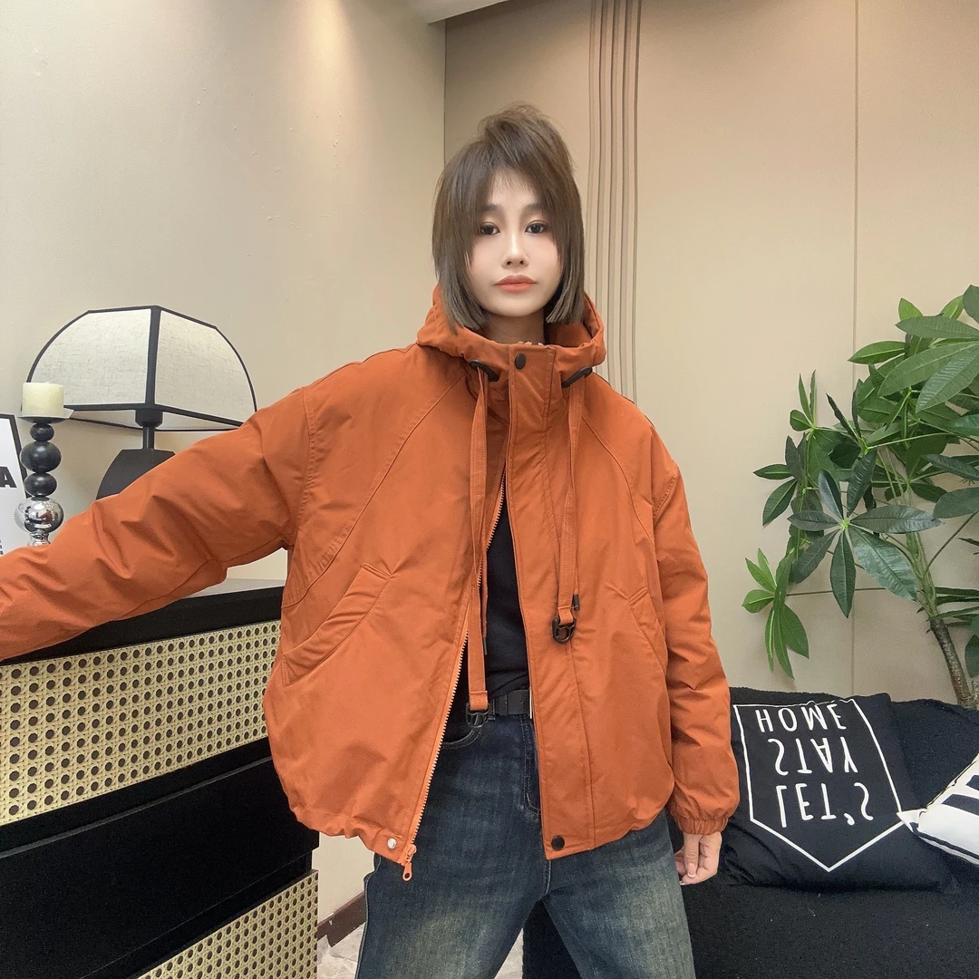 洋仔潮品 990冬季新款“秘境升级”连帽加厚款派克冲锋衣棉服外套