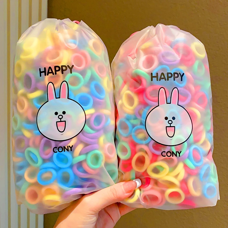 女童韩版皮筋头绳可爱宝宝发圈小女孩扎头不伤发橡皮筋高弹力发绳