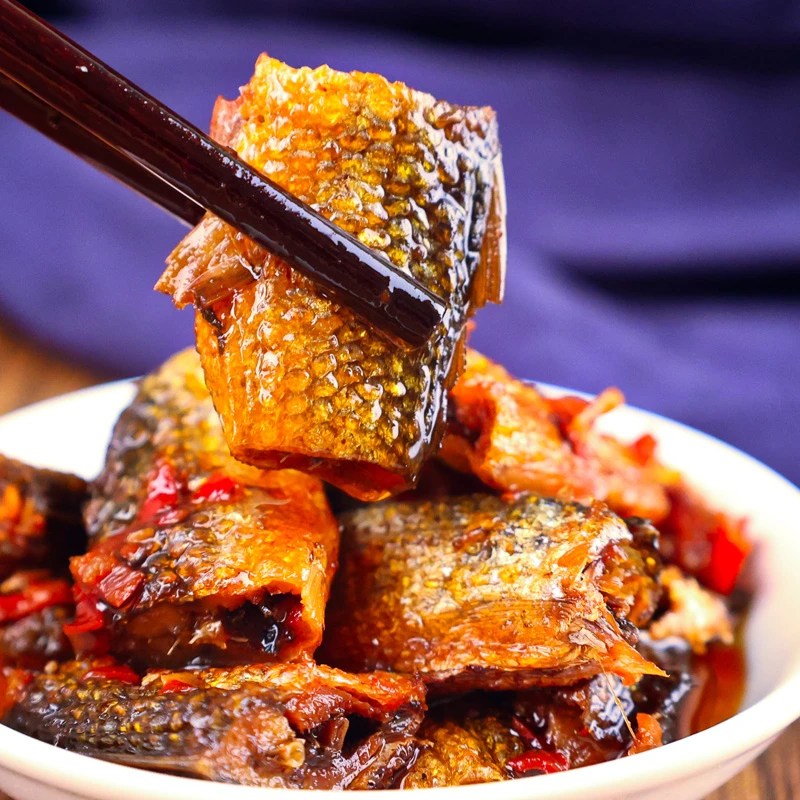 康禧泰香辣手撕鱼豆豉火焙鱼休闲即食熟食零食湖南开味下饭菜280g