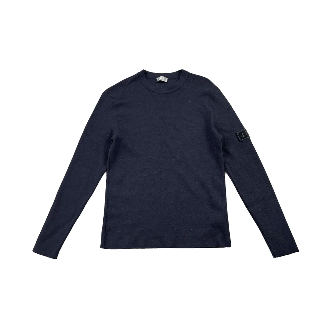 99新 DIOR/迪奥 6727/DIOR藏蓝色打底衫/XS码/99新