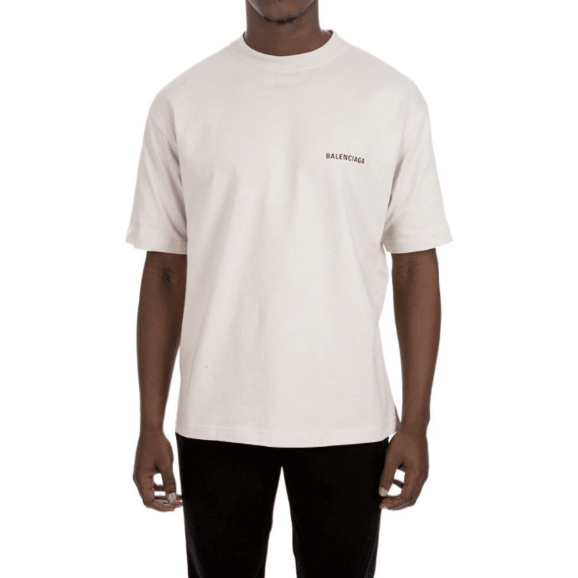 CQ Balenciaga米色印花短袖/XS码/99新/公价5600/51458