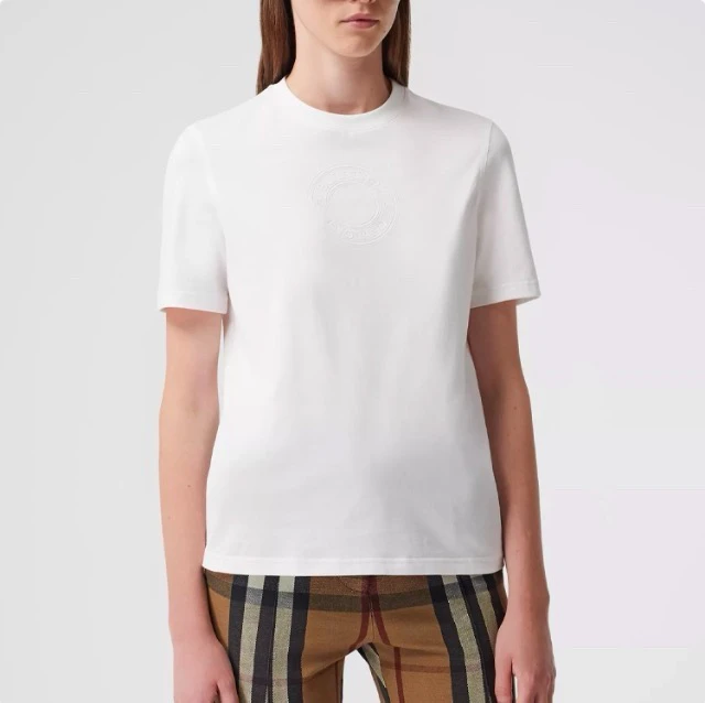 CD Burberry 徽标Logo短袖 白色/XS码/全新闲置/公价4100/55928