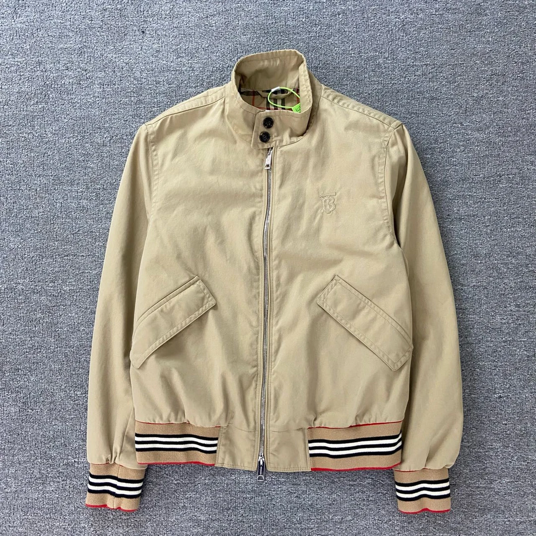 CD BURBERRY刺绣内衬格纹夹克外套/46码/99新/公价11800/15299