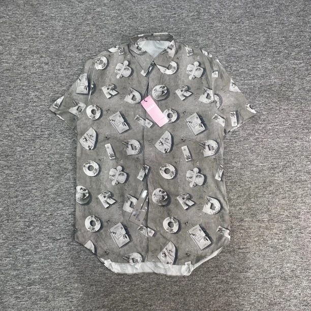 全新未使用 DIOR/迪奥 Dior满印短袖衬衫/38码/全新带吊/55715