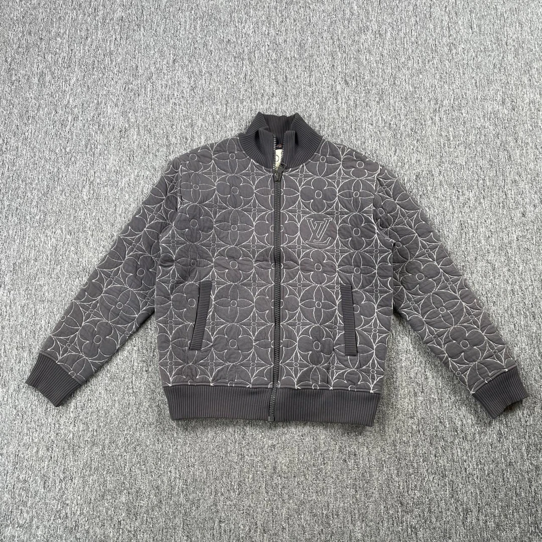 9615/LOUIS VUITTON FW22 灰色花卉刺绣外套/S码/95新/公价14100