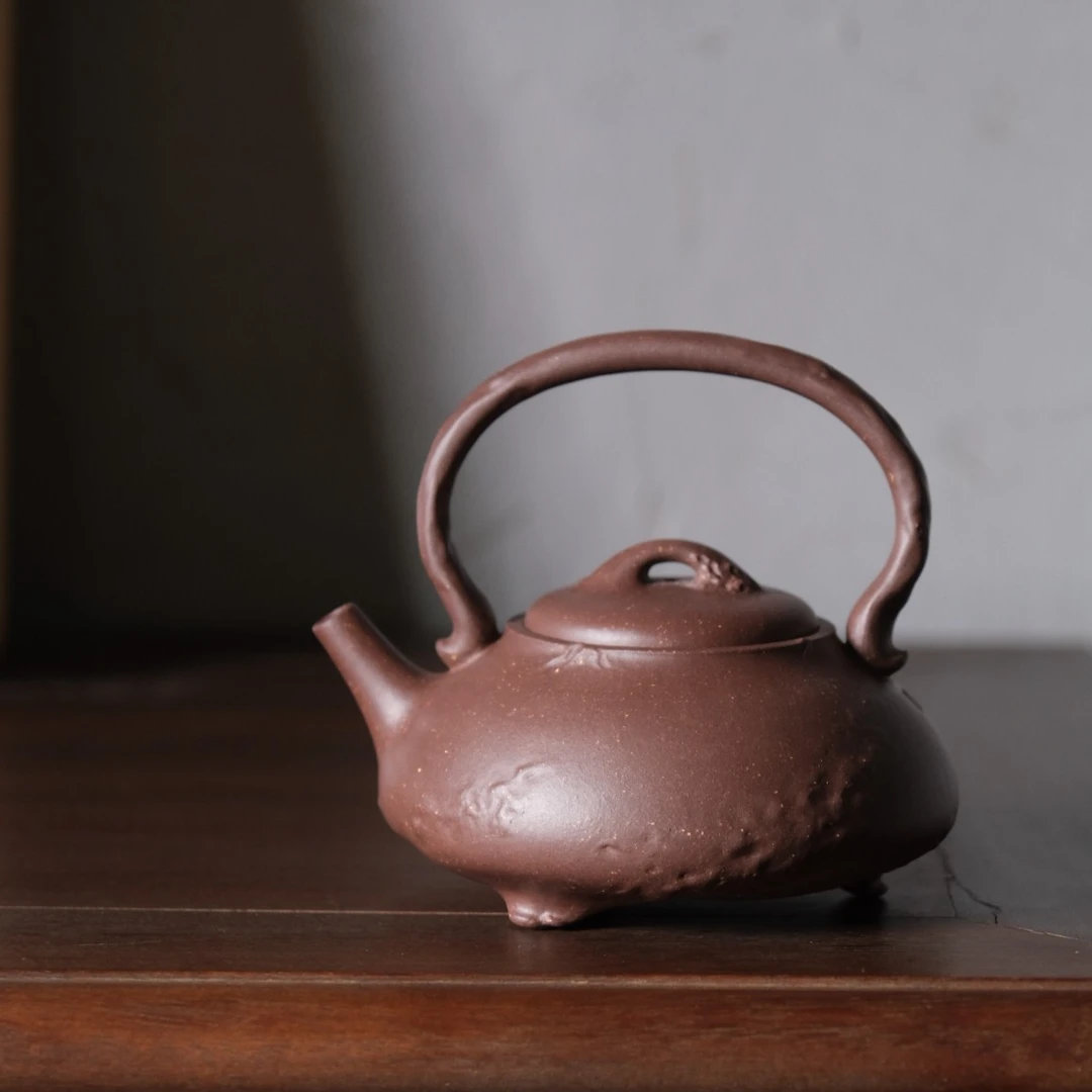 静山堂 周宇律龚晓合制观宇秋拍作品245cc师承周宇杰全手工紫砂壶