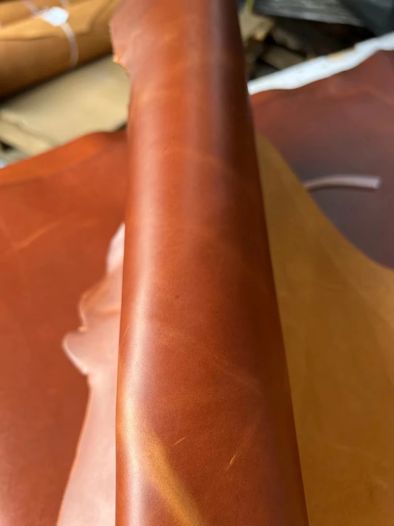 进口头层牛皮，复古风格，DIY软包