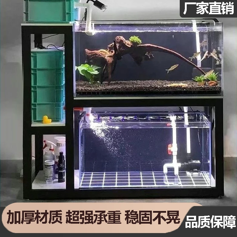 加厚承重底座双层多层烤漆不生锈鱼缸架子组合鱼缸两层放鱼缸架子