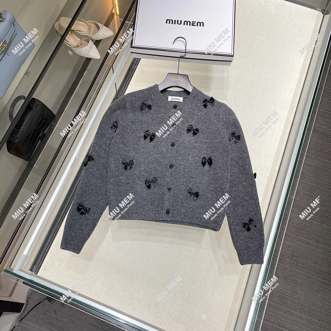 MIUMEM【秋日原野】秋冬针织衫女秋慵懒风宽松长袖毛衣外套DY5661