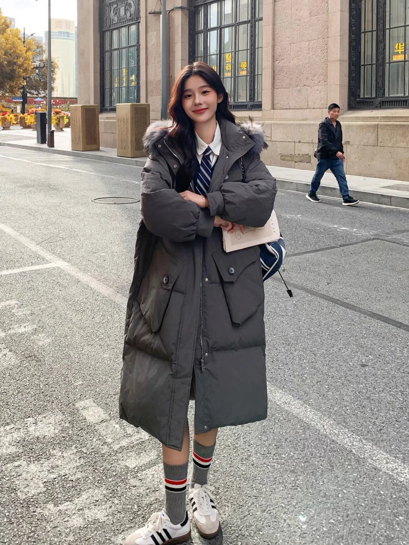 JB20,冬季新款加厚保暖羽绒服外套女装简约韩版短款时尚休闲