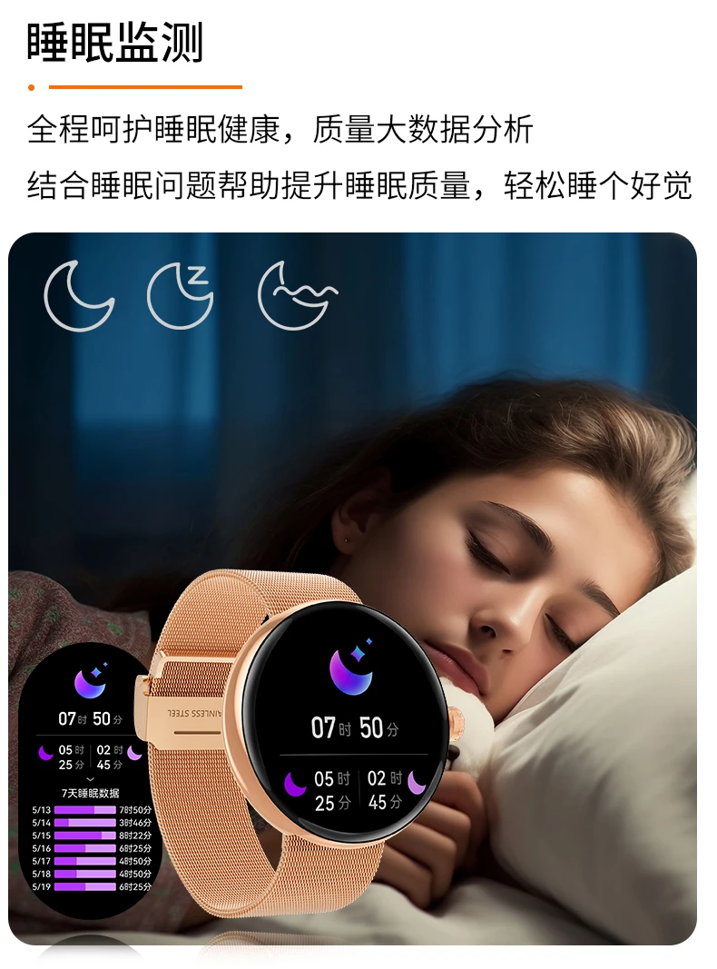 智能手机适用2024新款GT8智能蓝牙手表女可通话多功能NFC防水运动