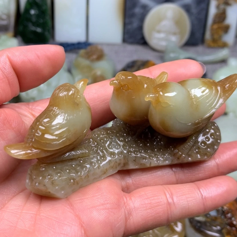【闪购商品】和田玉挂件未镶嵌用****7