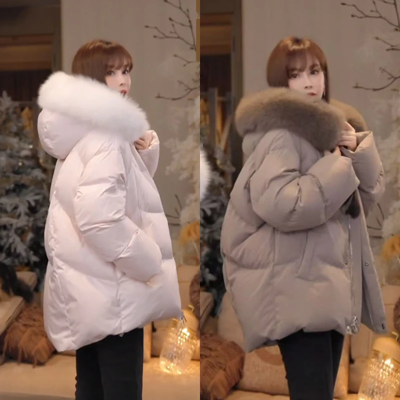 【mimius】&七七 连帽大毛领加厚外套（帽子可拆卸） 汉服 F12035