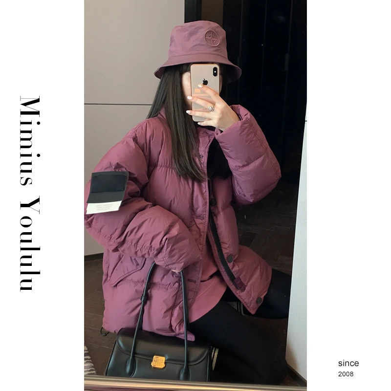 【mimius】七七【北岛的诗】小众设计师款立领保暖外套 F08199